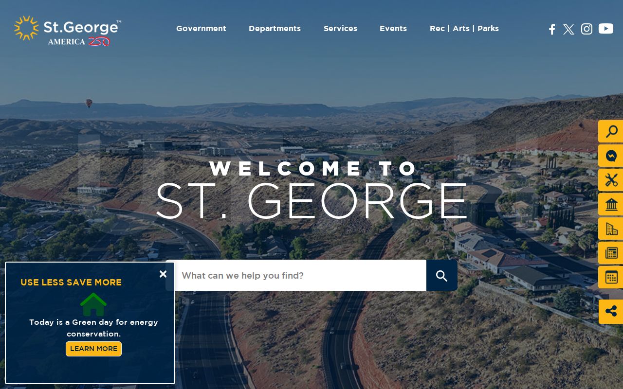 St. George people search city records desk