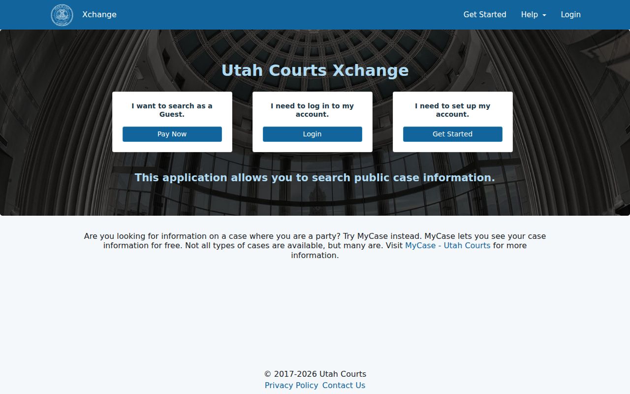 St. George public court records search gateway in Utah Xchange